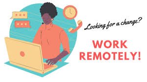 Remote worker typing on laptop at home desk.